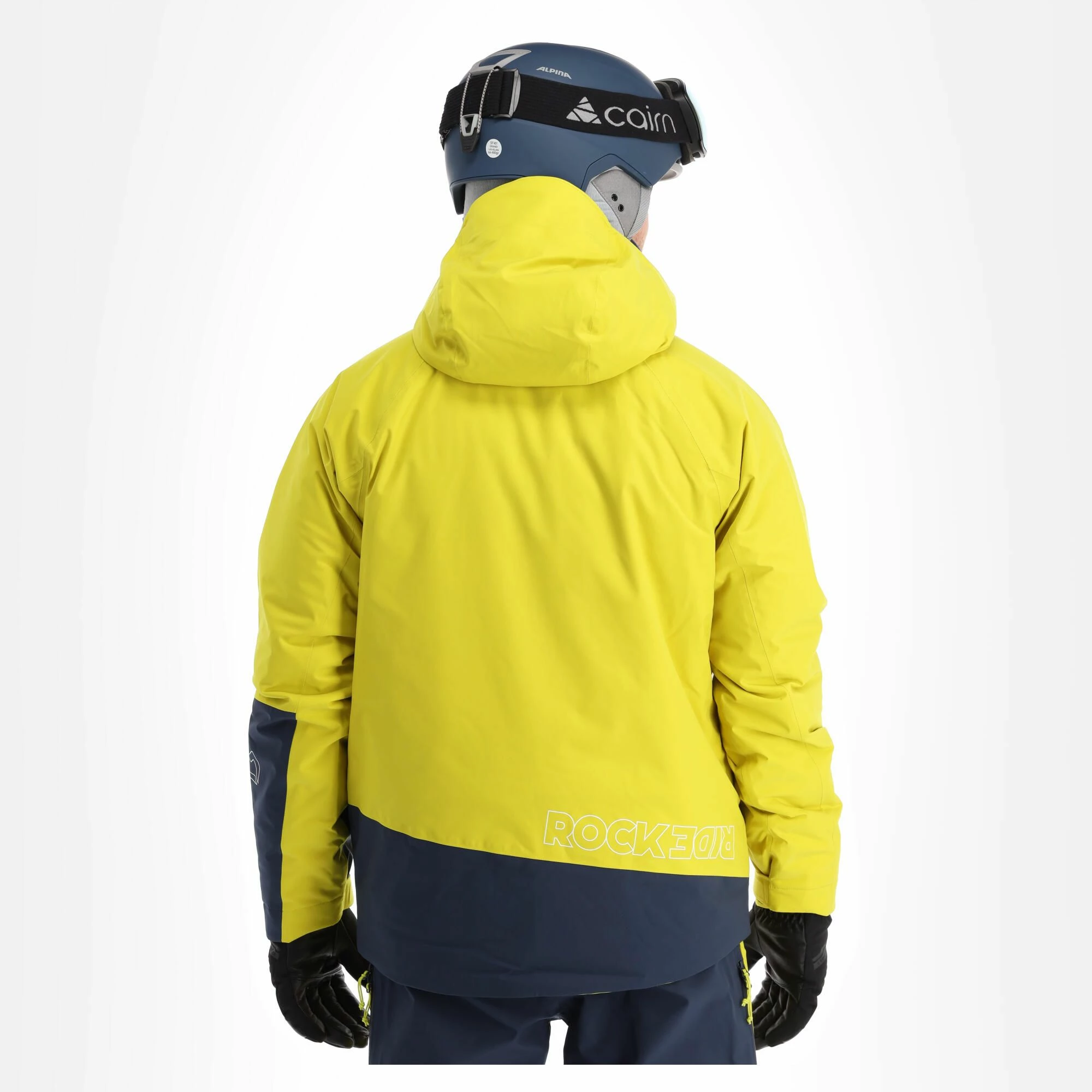 Rock Experience, Aiguille Ski Jacket Men Citronelle Blue Nights Yellow - Image 3