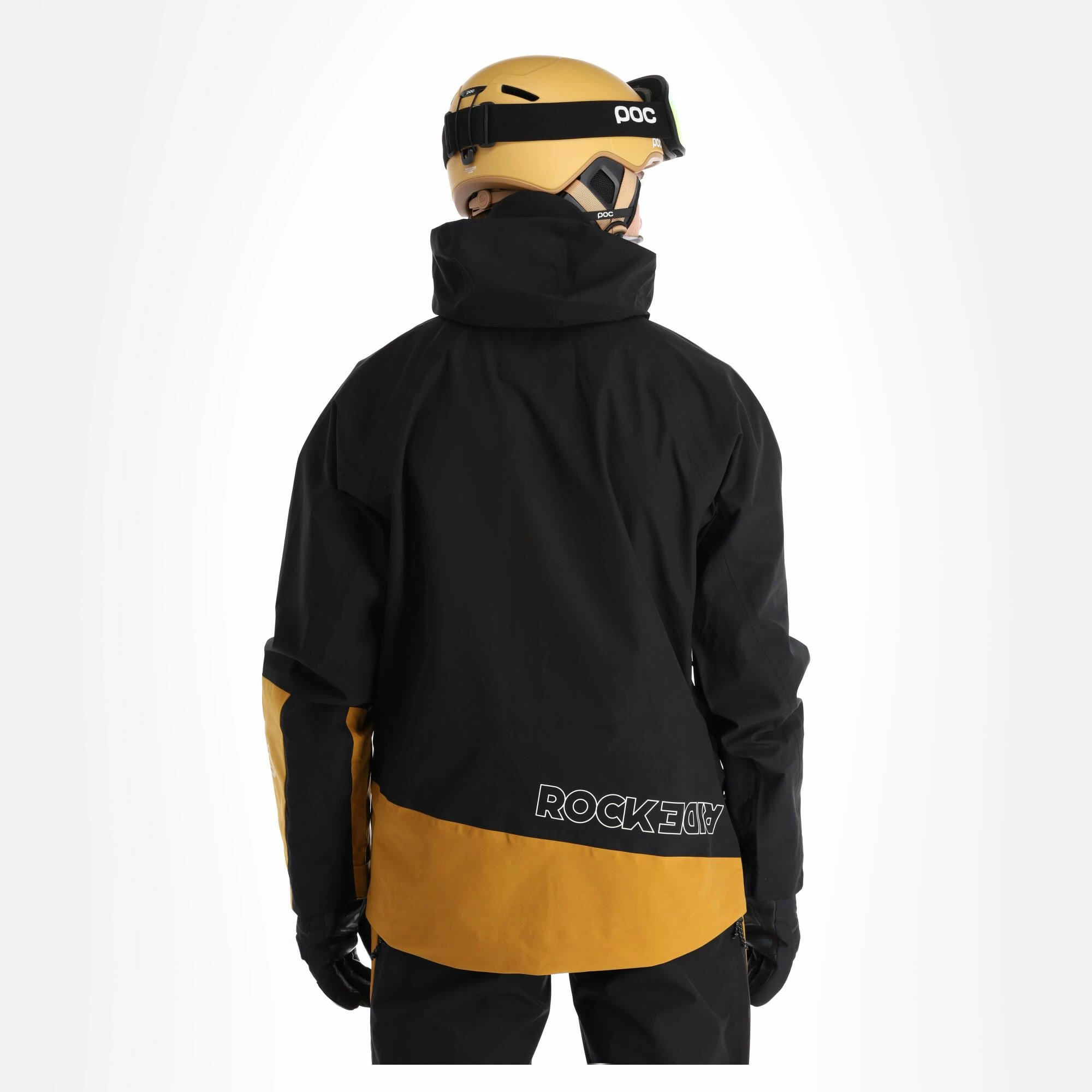 Rock Experience, Ice Thriller Hardshell Ski Jacket Men Caviar Golden Brown - Image 3