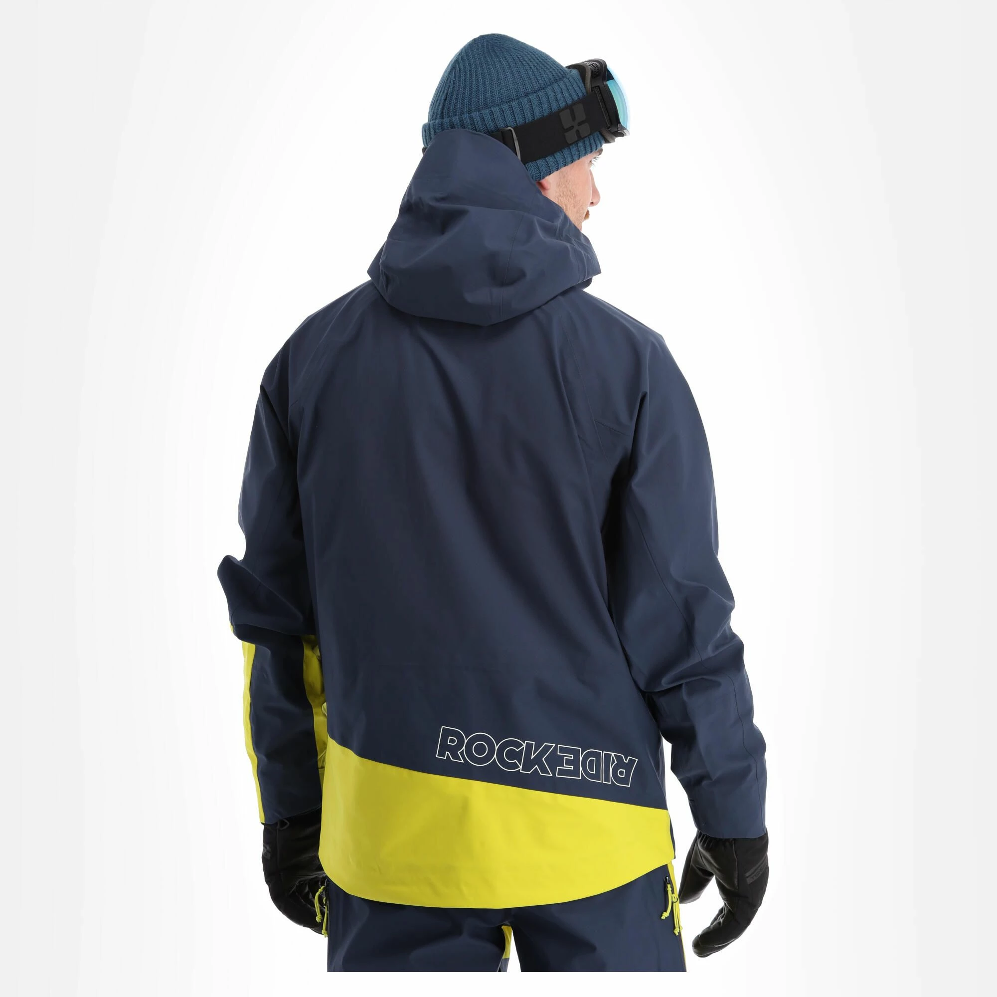 Rock Experience, Ice Thriller Hardshell Ski Jacket Men Citronelle Nights Blue - Image 3