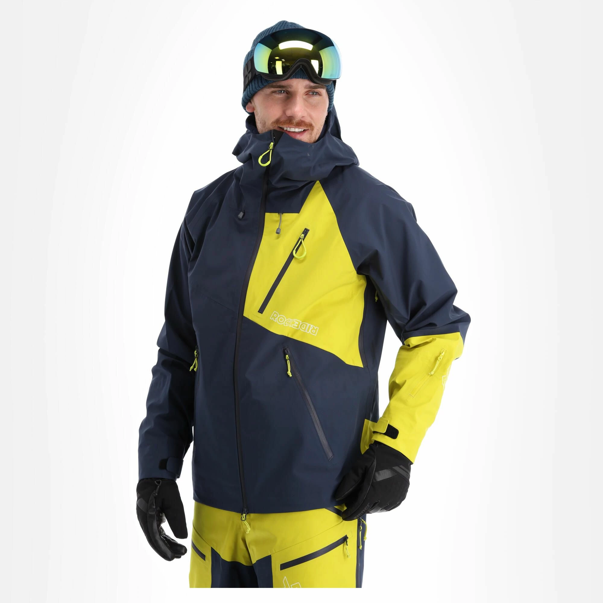Rock Experience, Ice Thriller Hardshell Ski Jacket Men Citronelle Nights Blue - Image 4
