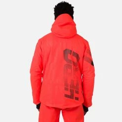 Rossignol, Hero Course Ski Jacket Men Neon Red