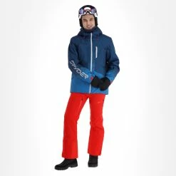 Spyder, Anthem Ski Jacket Men Faded Geo Collegiate Blue