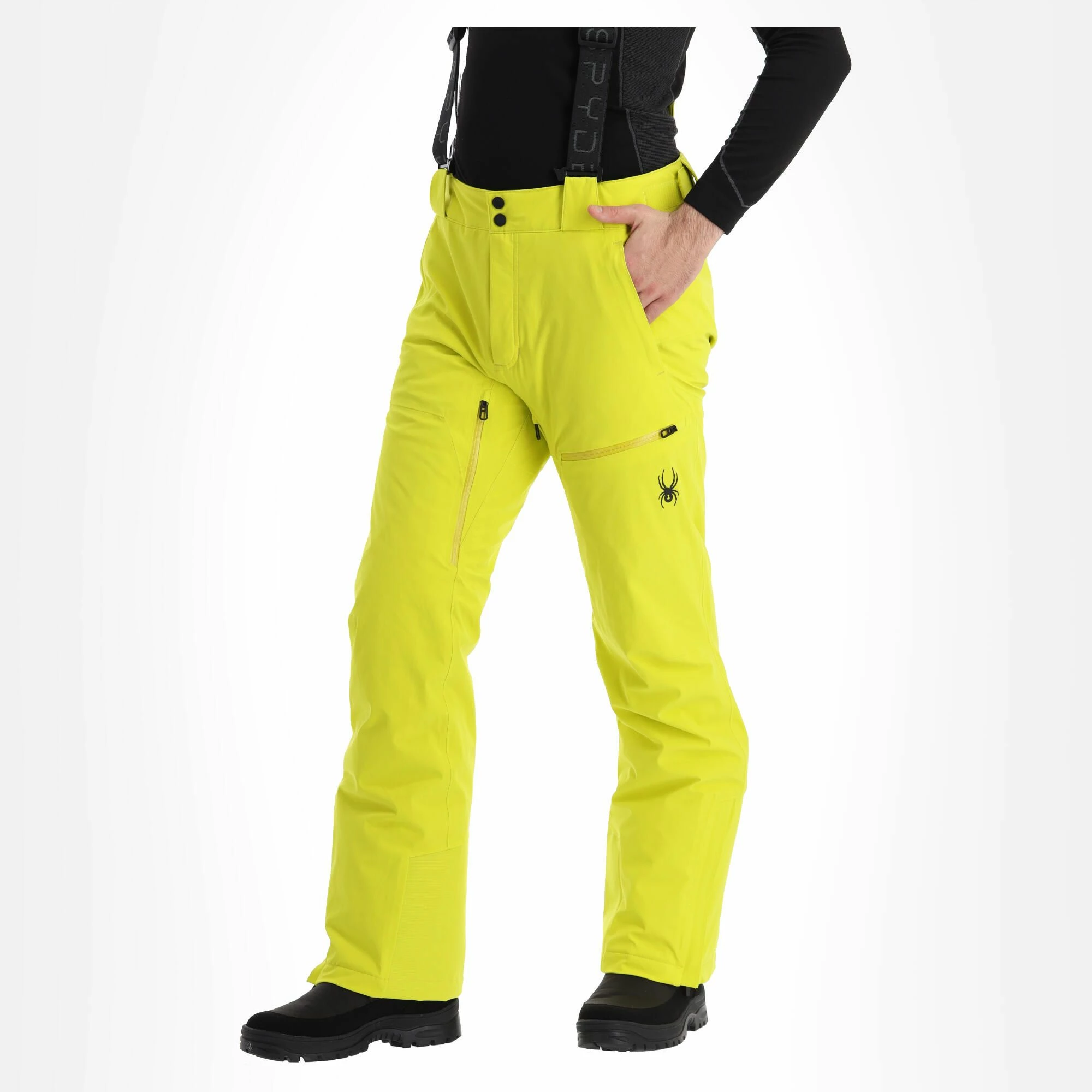Spyder, Dare Ski Pants Men Citron Yellow - Image 4