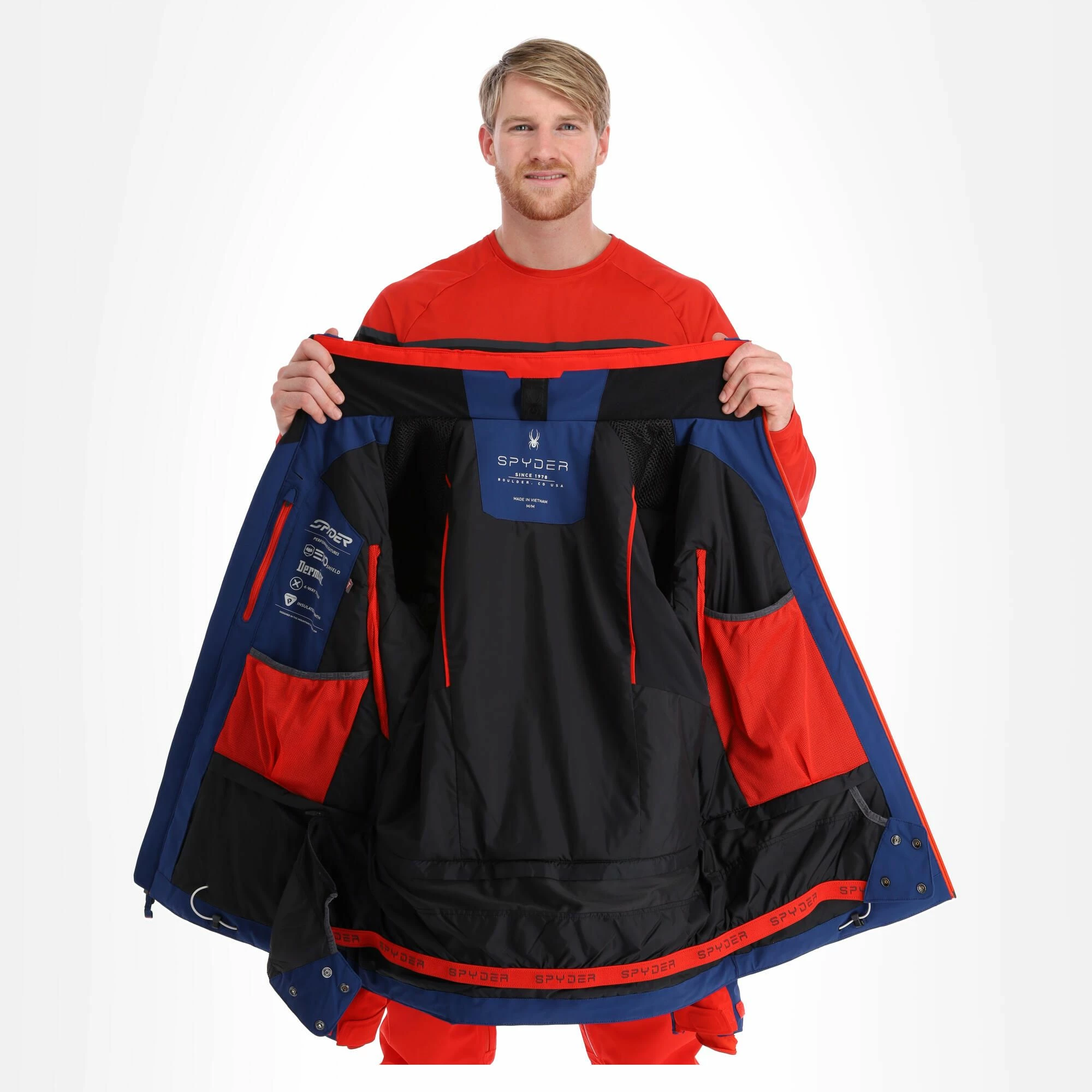 Spyder, Leader Ski Jacket Men Abyss Blue - Image 5