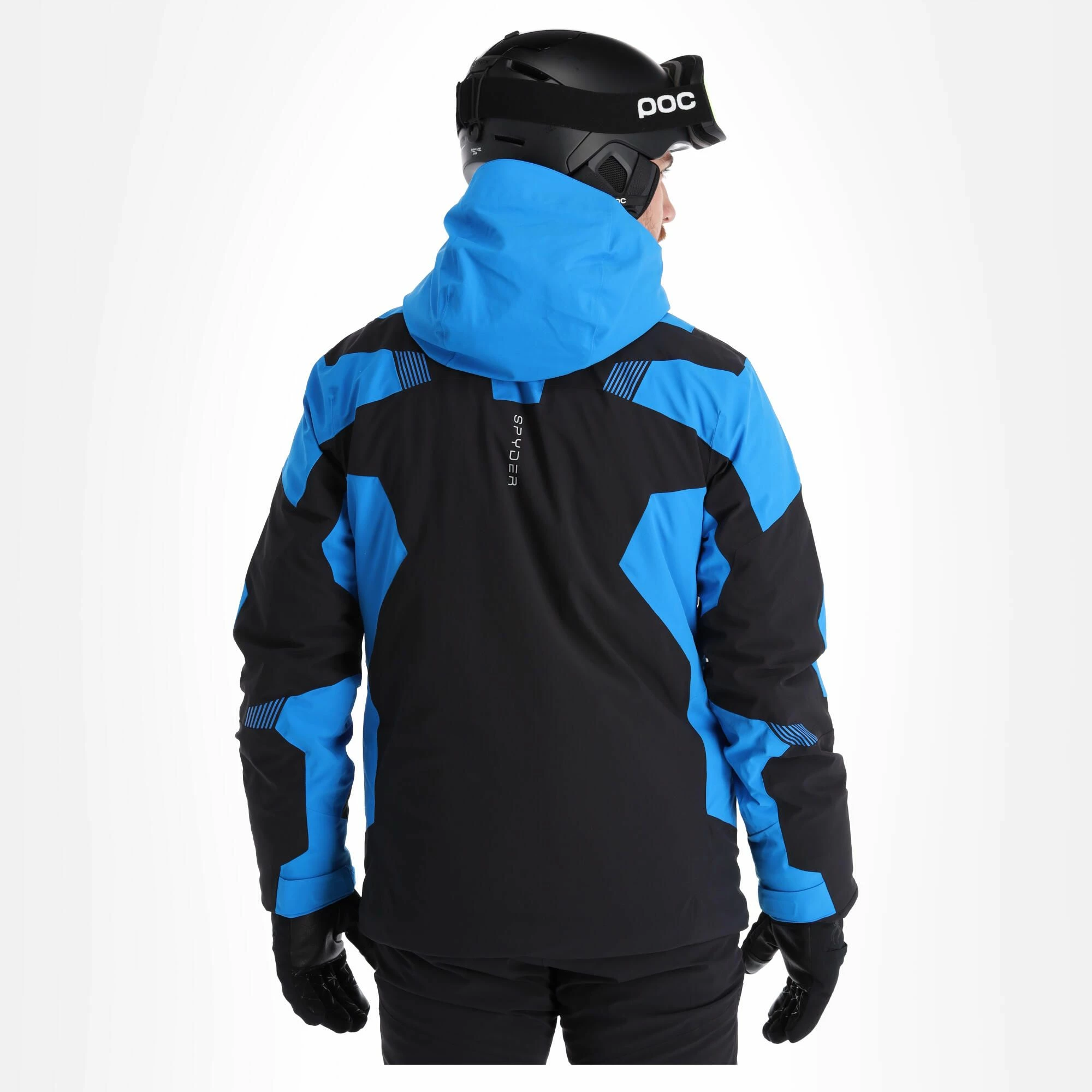 Spyder, Leader Ski Jacket Men Black, Blue - Image 3