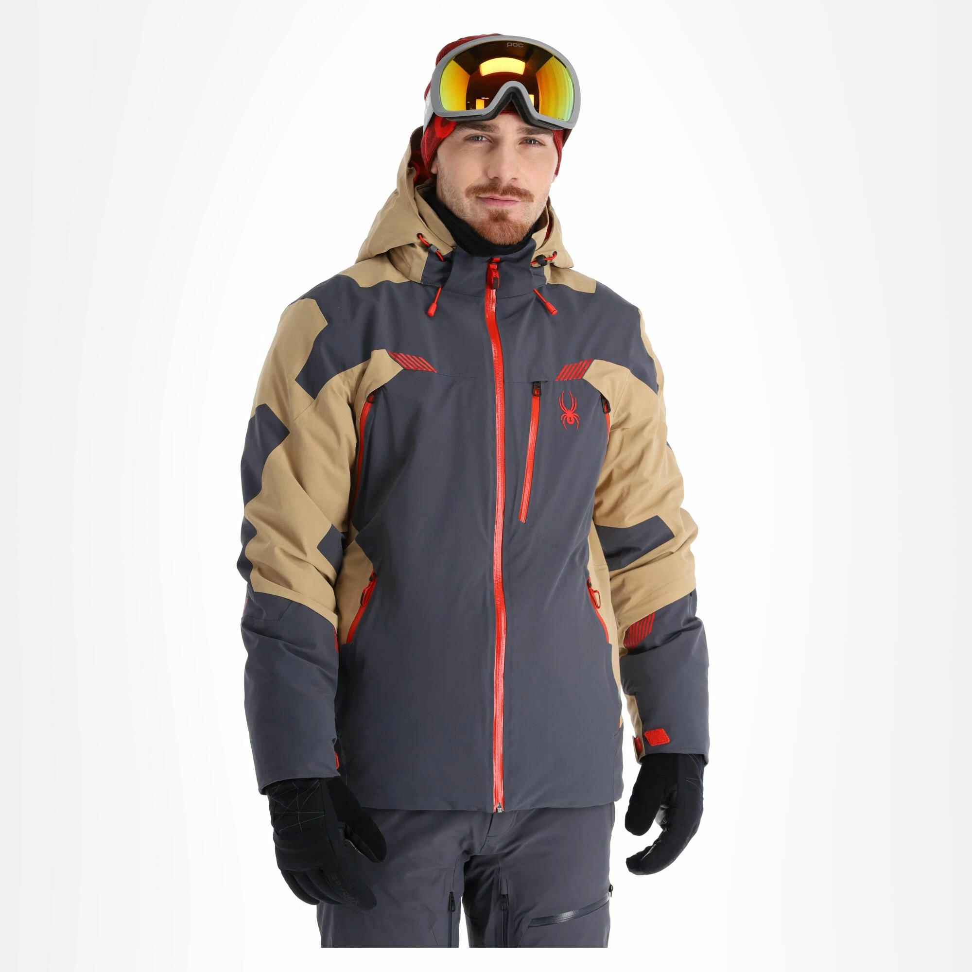Spyder, Leader Ski Jacket Men Ebony Grey - Image 2