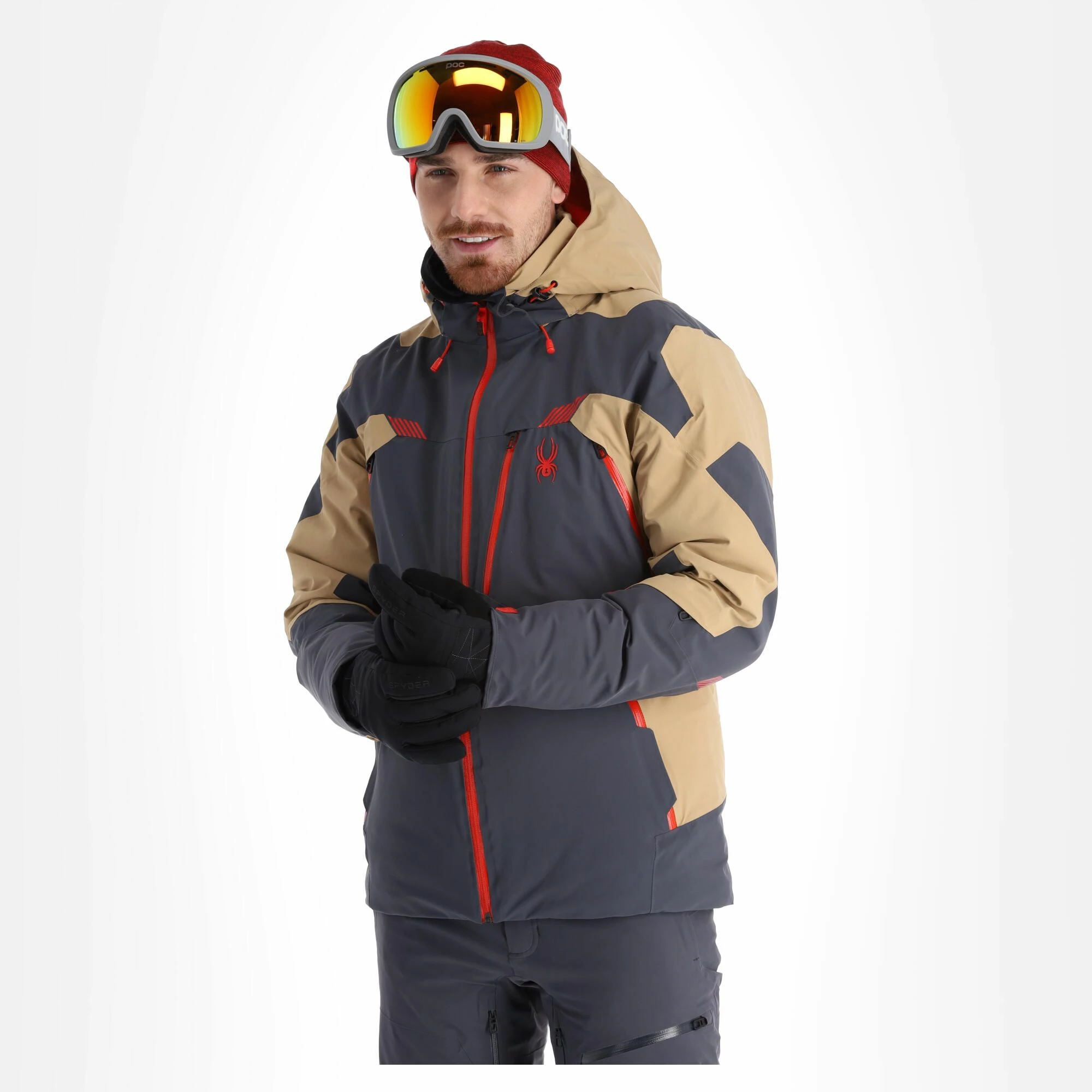 Spyder, Leader Ski Jacket Men Ebony Grey - Image 4