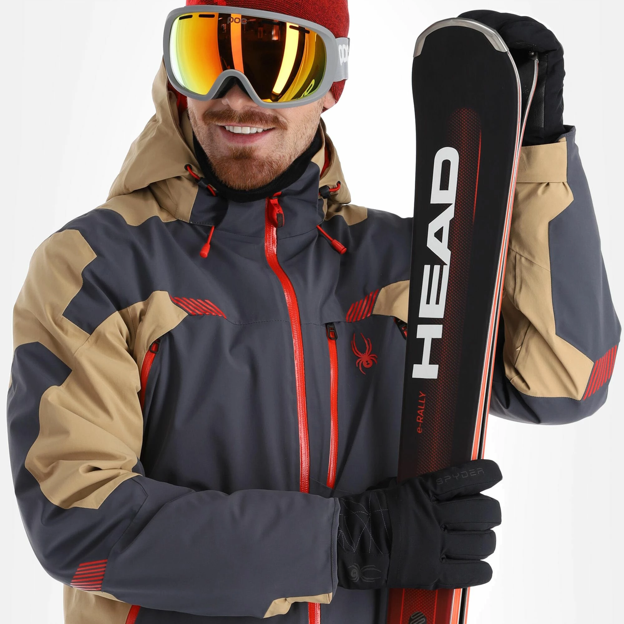 Spyder, Leader Ski Jacket Men Ebony Grey - Image 5
