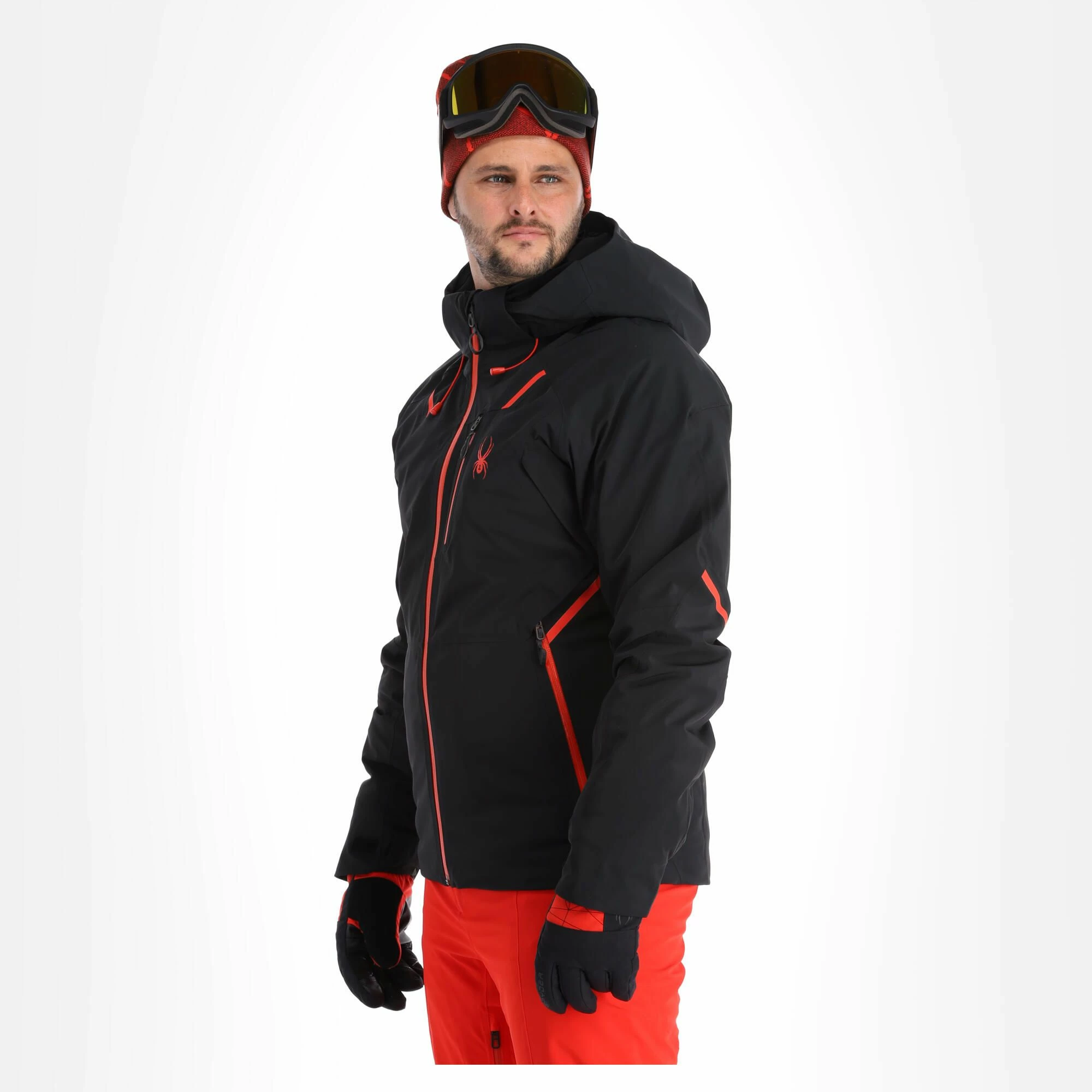 Spyder, Vanqysh Gtx Ski Jacket Men Charcoal Black, Grey - Image 4