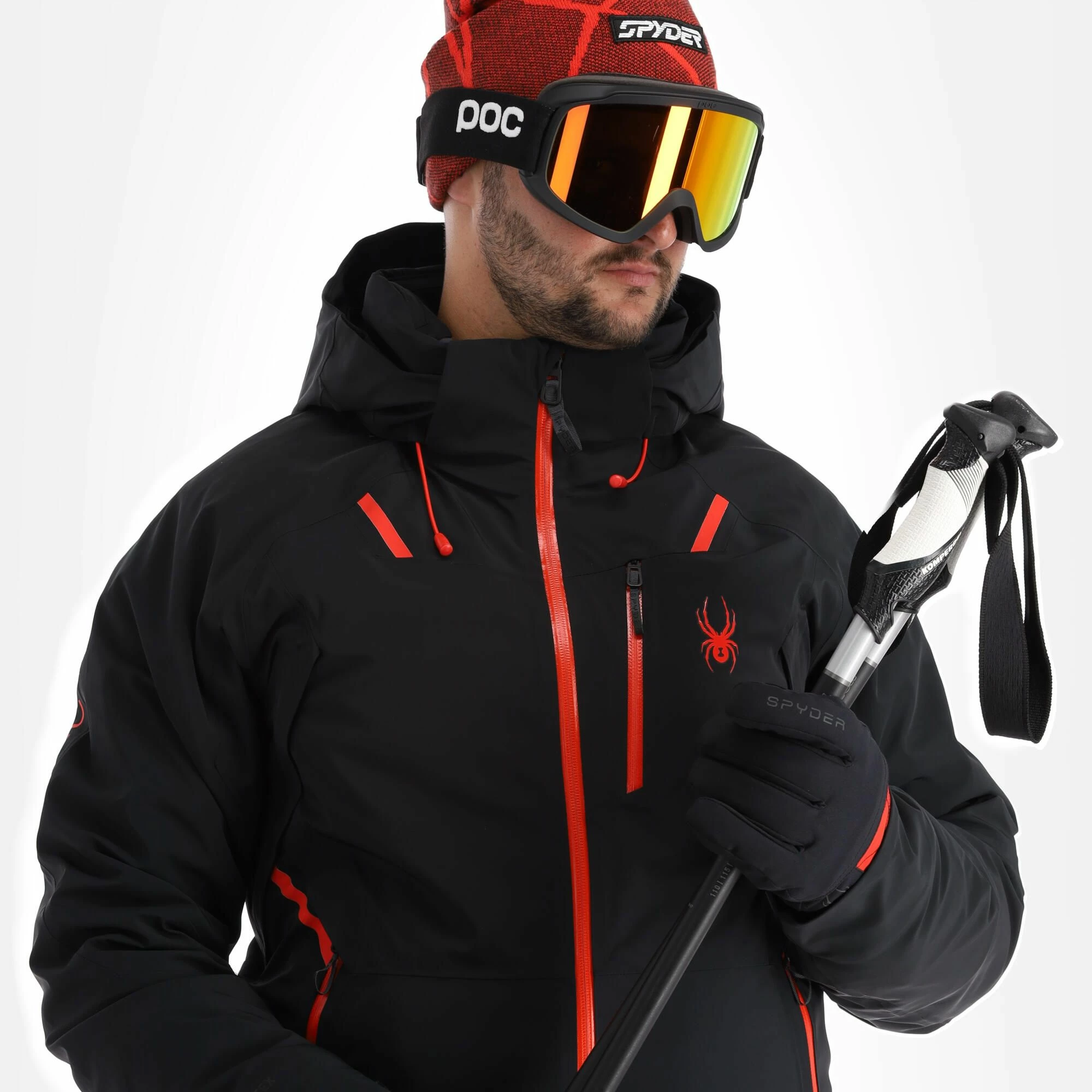 Spyder, Vanqysh Gtx Ski Jacket Men Charcoal Black, Grey - Image 5