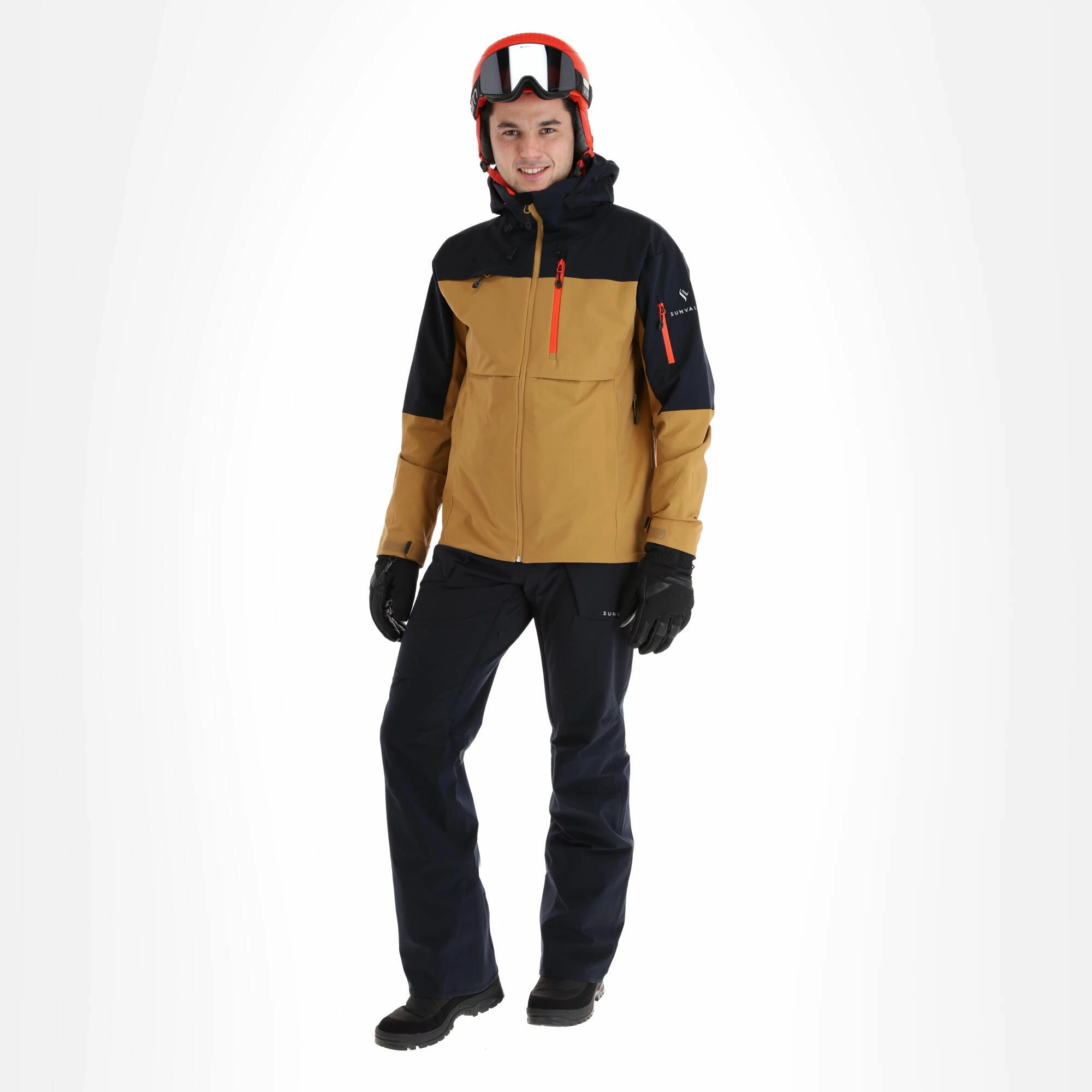 Sun Valley, Darkyl Ski Jacket Men Camel Brown