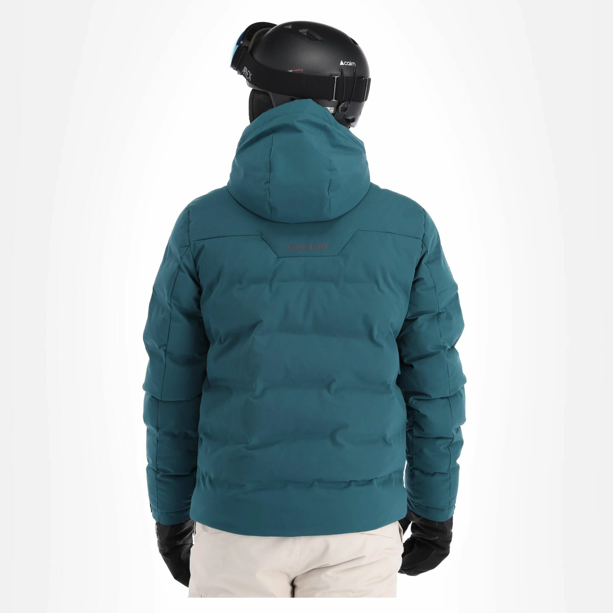 Superdry, Radar Pro Puffer Ski Jacket Men Deep Atlantic Teal Blue - Image 3