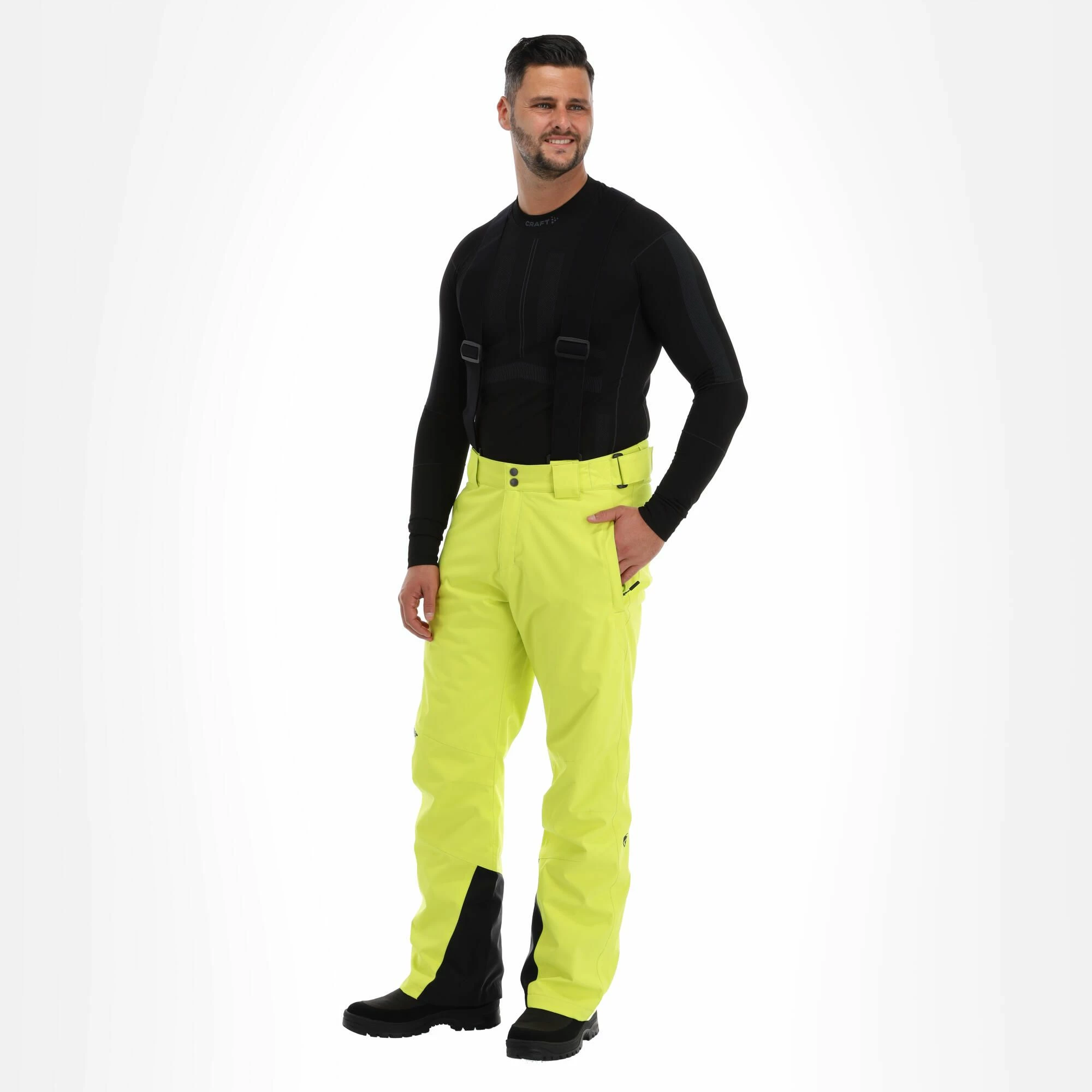 Ziener, Taga Ski Pants Men Bitter Lemon Yellow