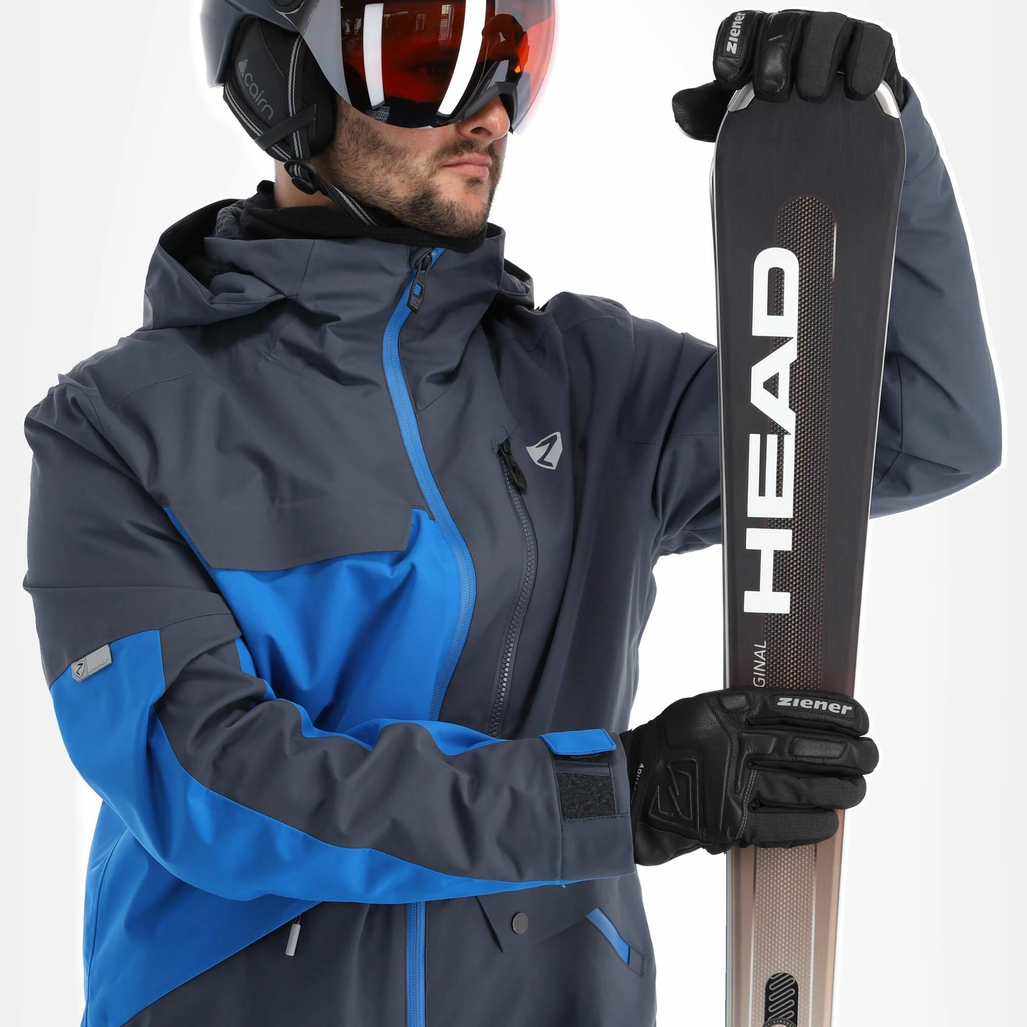 Ziener, Tungua Ski Jacket Men Ombre Grey - Image 5